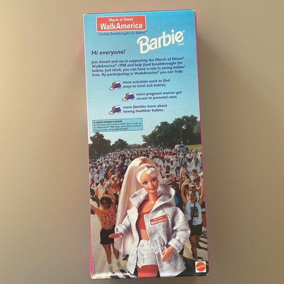 March Of Dimes Walk America Barbie - Picture 3 of 5